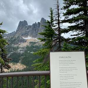 Washington Pass on Highway 20 is a must see as you venture out from Hall Homestead and explore the park.