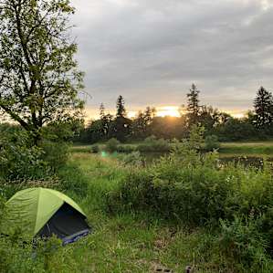 Our spot by the creek