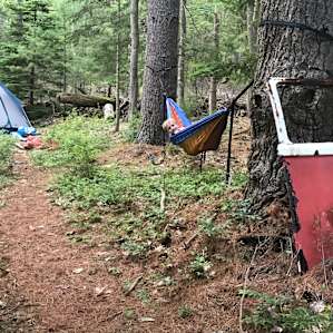 Relaxing at Red Door Site