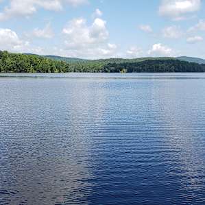 The Green River Reservoir view from the private floating dock. Absolutely gorgeous.