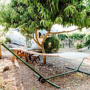 Hammock for lounging in the shade!