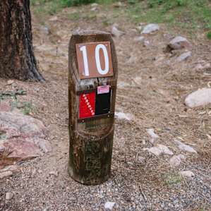 We stayed at campsite 10. It was the only one available. 11 and 12 are probably my favorites!