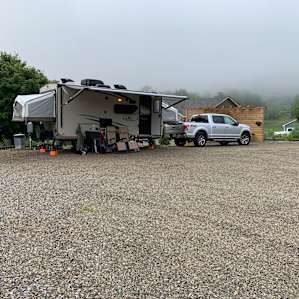 View of our site from near the driveway.