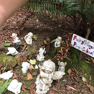 Part of the fairy garden:)