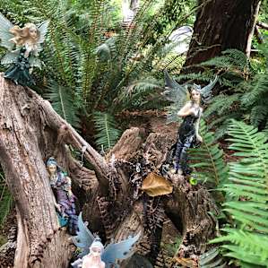 Part of the fairy garden:)
