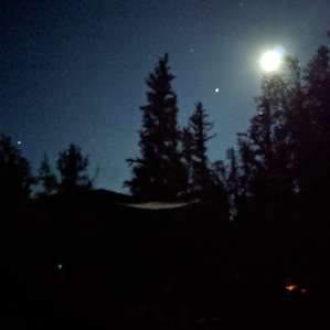 It was nice and quiet at night.