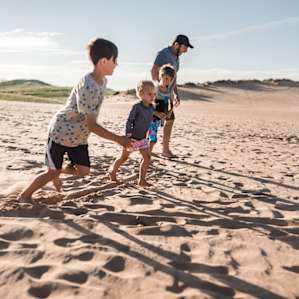 The Sleeping Bear Dunes is a must. The endless sand is quite a sight, and fun for the whole family.