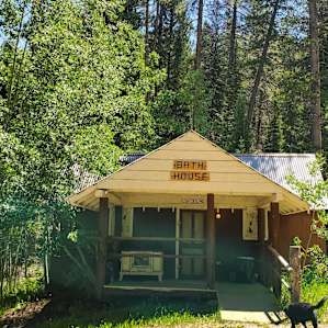 Tent Camping near bubbling brook