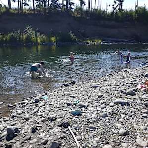 The river