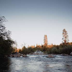River views next to the campsite.