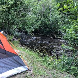 Set up creekside