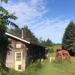 RV Camper Site on the Farm