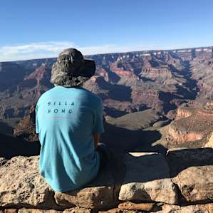 Just about an hour to the Grand Canyon