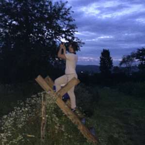 This is steps you climb to enter camping area. We were sna