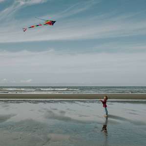 Great beach for flying a kite!