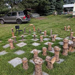 Full size chess...
