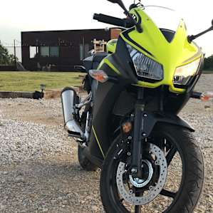 My ride with private cabin in background