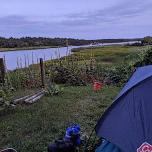 Stunning Riverside Tent Camping
