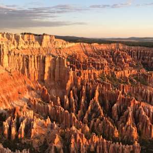 Sunrise at bryce is easy from the tipi