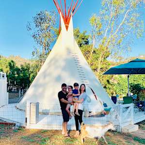 22' Tipi at Wishing Well mini Ranch