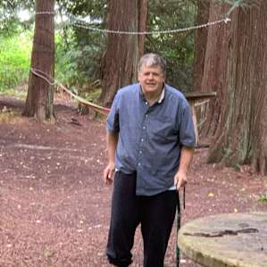 Grandpa in the woods