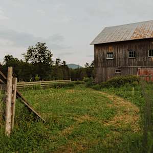 View of the barn