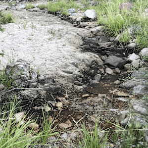 Dried up spring