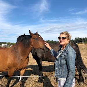Fun interacting w horses