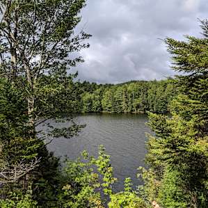View from the cabin's window