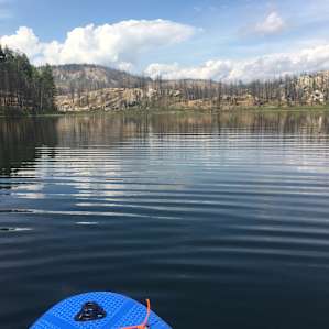 Serene lake.
