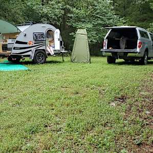 Campsite in the trees. V