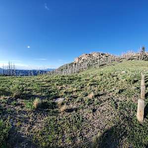 Looking at Monjeau Peak from Skyline Campground (copyright Jeff Rauland)