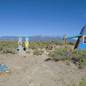 This campsite is far from a run-of-the-mill place to lay your head. Your family will remember the artistic and thoughtful touches for years to come!