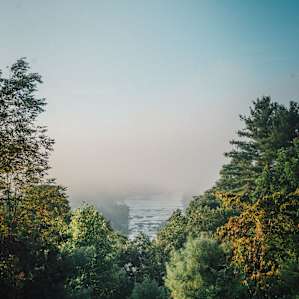 beautiful view from the shelter