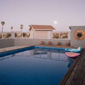 Always great to have a pool in the middle of a desert...