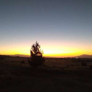 Arrived to a killer desert sunset.