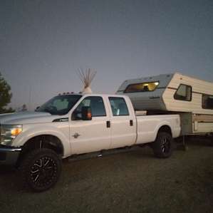 Plenty of space for our big camper.