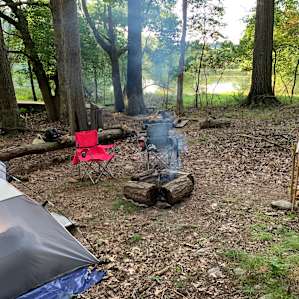 Camping on Black Walnut Hills farm