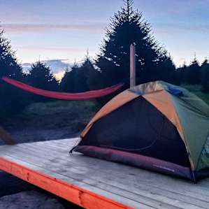 Distant View Tent or Dry RV Site
