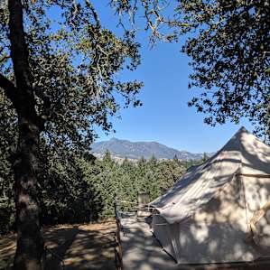 Our mountain view tent