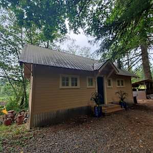 Outside the cabin