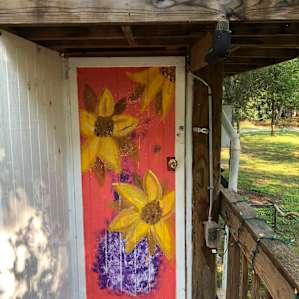 Front door to the bedroom