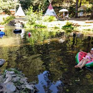 Floating our cares away on a summer afternoon