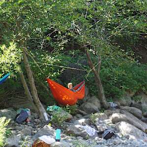 This swimming hole is baby-approved!