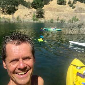 Kayaking with Val on Lake Berryessa