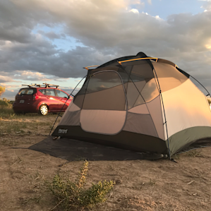 This is where we posted our tent - we could still keep the car close too
