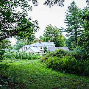 Old New England Hilltop Village