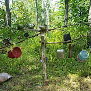 The Hanging Drum Set