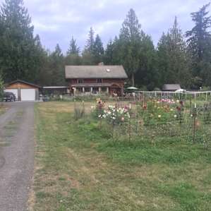 The main house and gardens