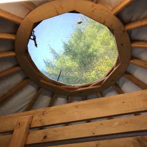 Dome at the top for star gazing at night